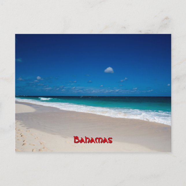 Sandy Beach | Bahamas Postcard (Front)