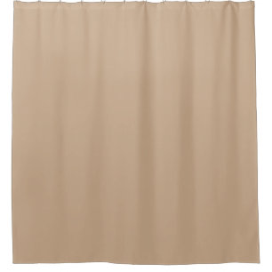 Sandy Beach Brown Barbados Shower Curtain