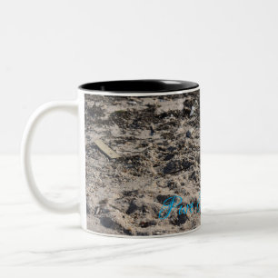 Sandy beach coffee mug