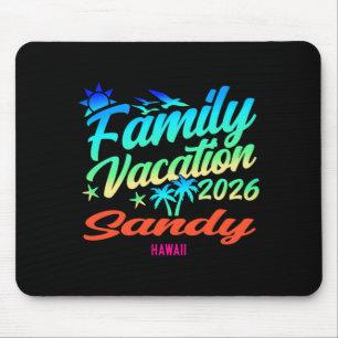 Sandy Beach Hawaii Family Vacation Summer 2026 Mouse Pad