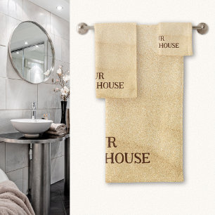 Sandy Beach House Bath Towel Set