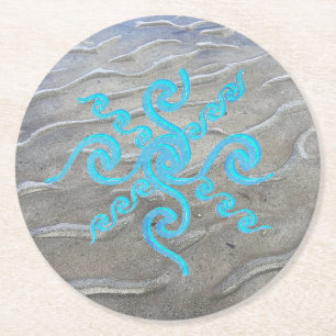 Sandy Beach Paper Coaster