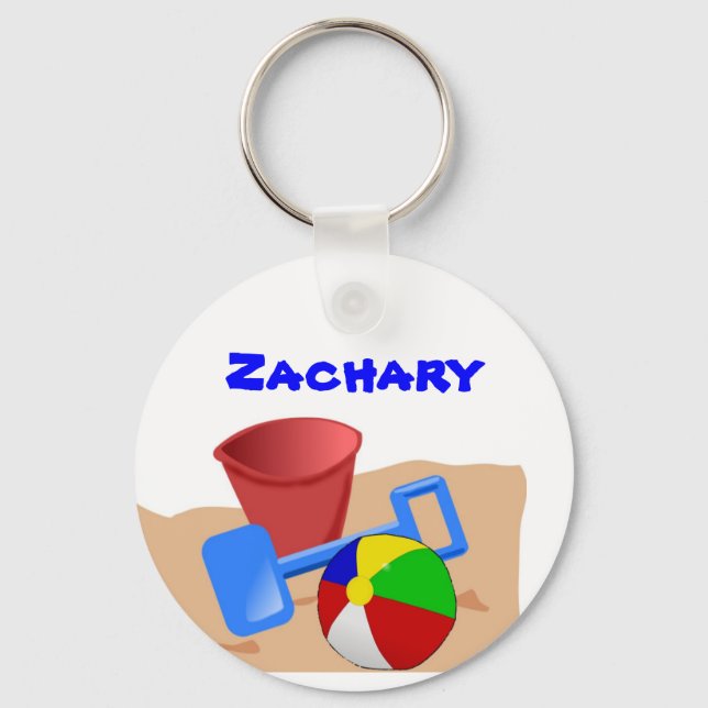 Sandy Beaches Key Ring (Front)