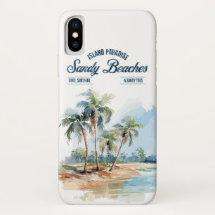 Sandy Beaches Towel Collection iPhone X Case