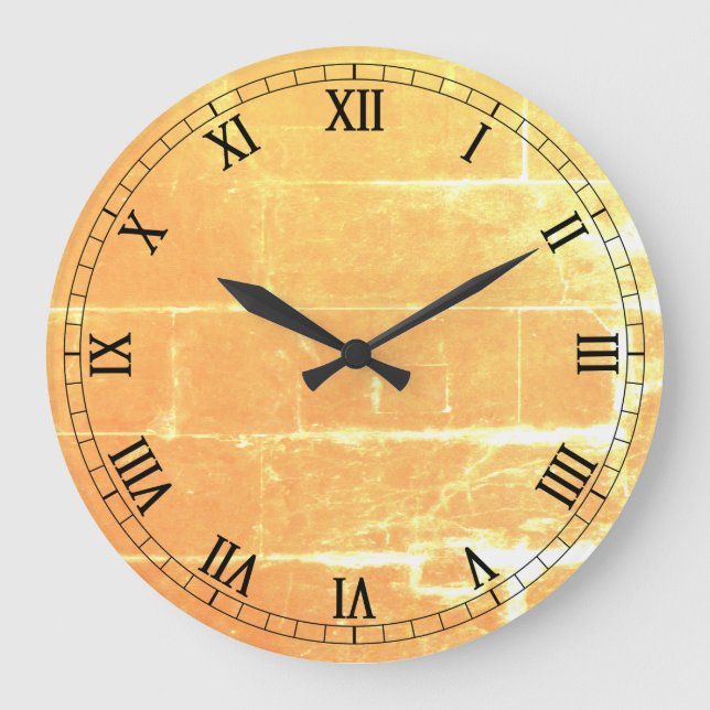 "Sandy Bricks" wall clock (Front)