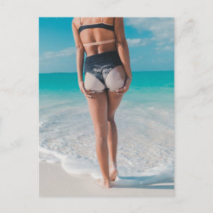 SANDY BUTT BEACH GIRL POSTCARDS