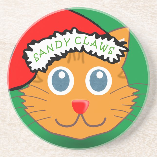 Sandy Claws Coaster (Front)
