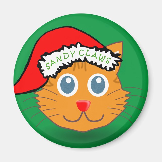 Sandy Claws Magnet (Front)
