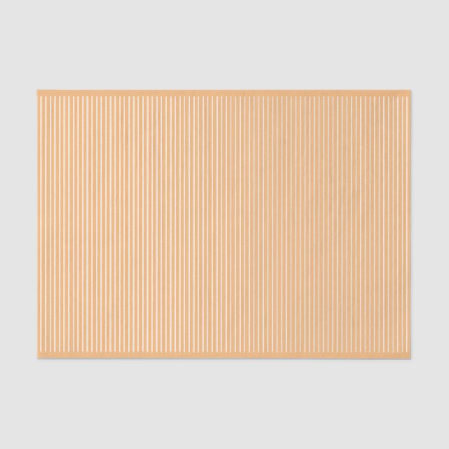Sandy colour striped  tissue paper (Front)