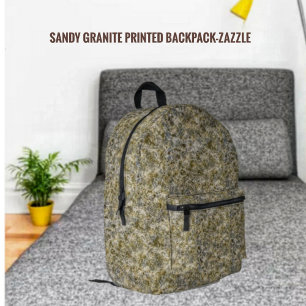 Sandy Granite Printed Backpack