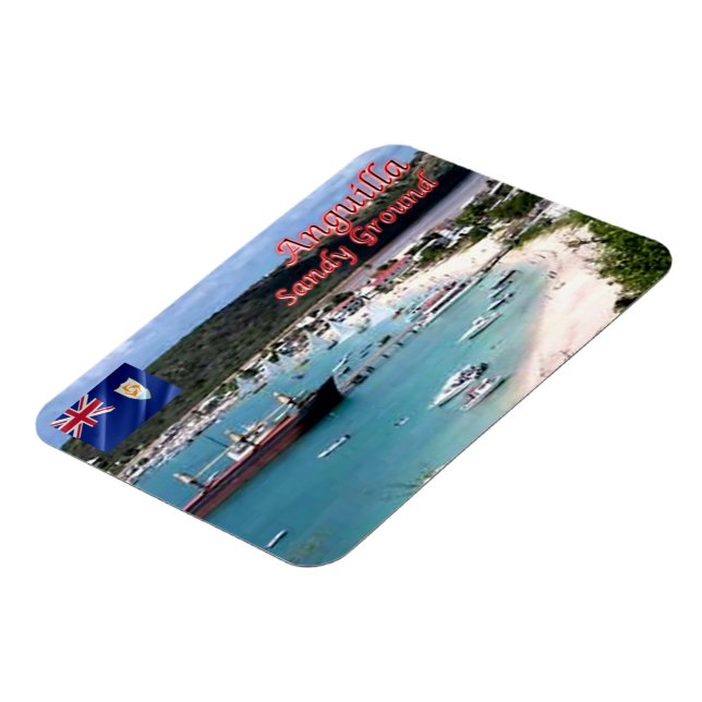 Sandy Ground - Anguilla - Magnet (Left Side)