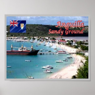 Sandy Ground - Anguilla - Poster