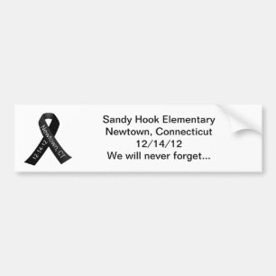Sandy Hook Elementary Newtown Shooting Memorial Bumper Sticker