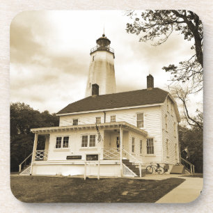 Sandy Hook Lighthouse Coaster