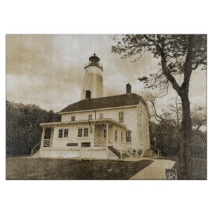 Sandy Hook Lighthouse Cutting Board