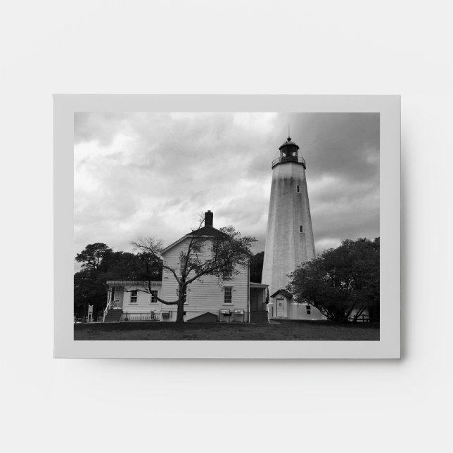 Sandy Hook Lighthouse Envelopes (Front)