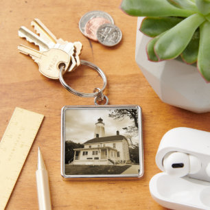 Sandy Hook Lighthouse Key Ring