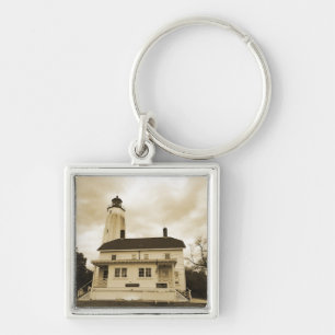 Sandy Hook Lighthouse Key Ring