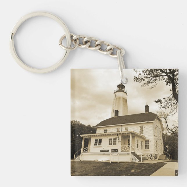 Sandy Hook Lighthouse Key Ring (Front)