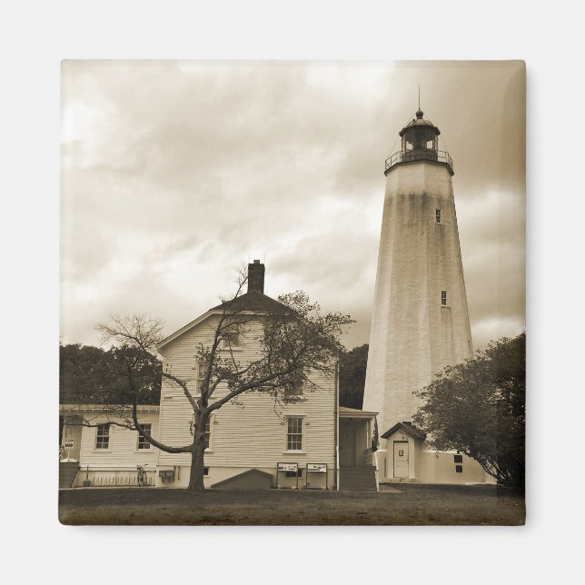 Sandy Hook Lighthouse Magnet (Front)