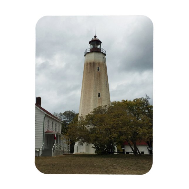 Sandy Hook Lighthouse Magnet (Vertical)