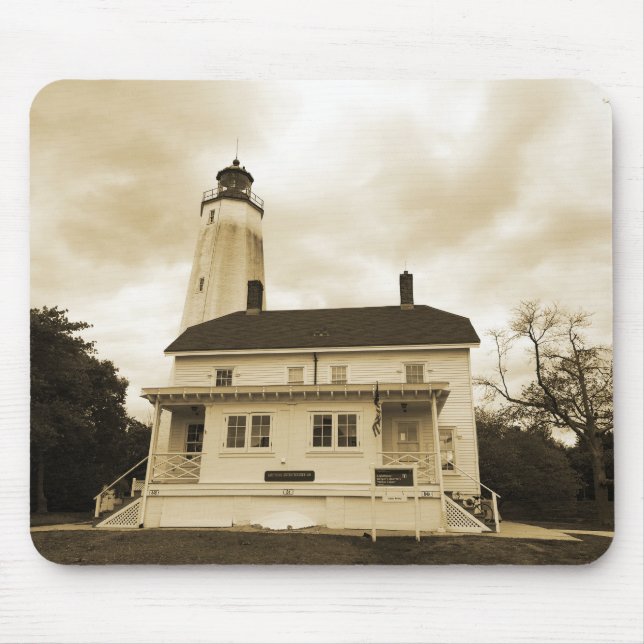 Sandy Hook Lighthouse Mouse Pad (Front)