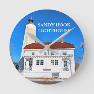 Sandy Hook Lighthouse, New Jersey Clock