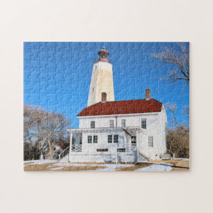 Sandy Hook Lighthouse, New Jersey Jigsaw Puzzle