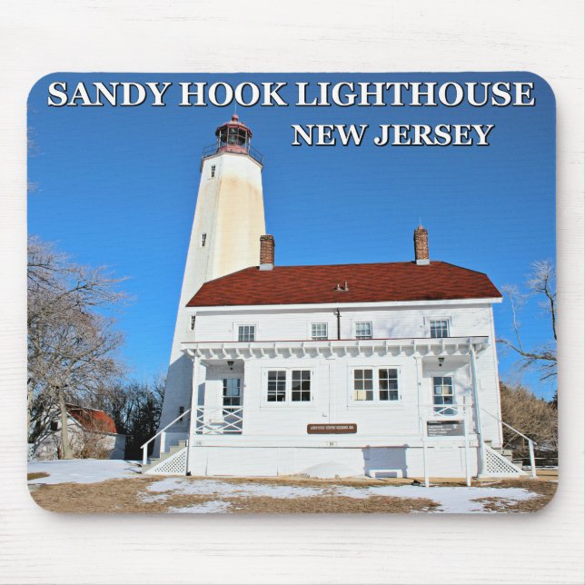 Sandy Hook Lighthouse, New Jersey Mousepad (Front)