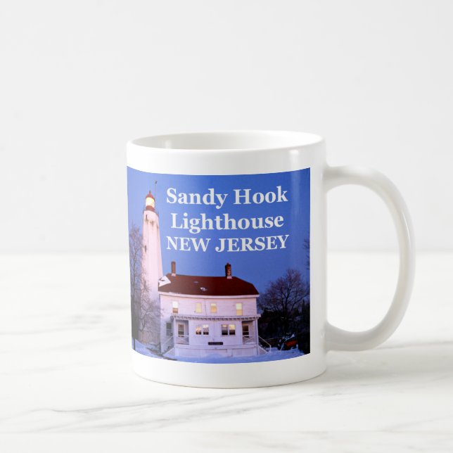 Sandy Hook Lighthouse, New Jersey Mug (Right)
