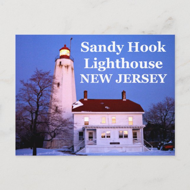 Sandy Hook Lighthouse, New Jersey Postcard (Front)
