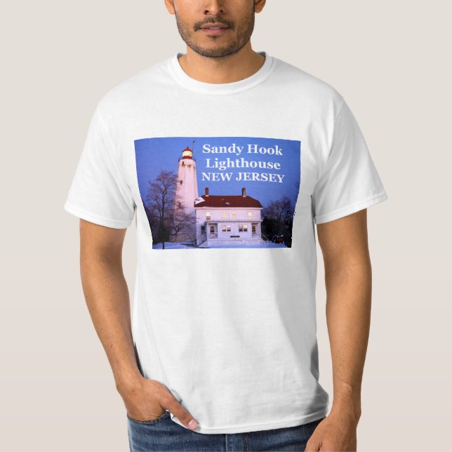 Sandy Hook Lighthouse, New Jersey T-Shirt (Front)