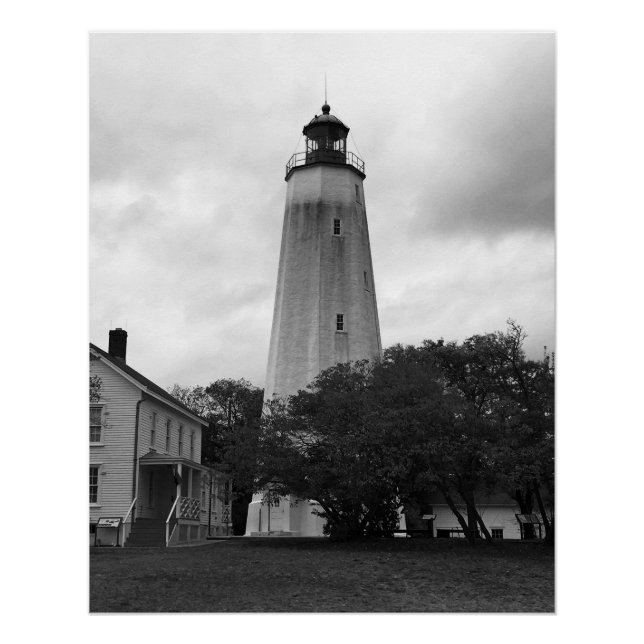 Sandy Hook Lighthouse Poster (Front)