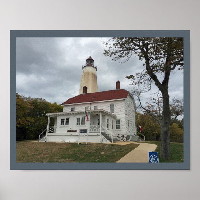 Sandy Hook Lighthouse Poster (Front)