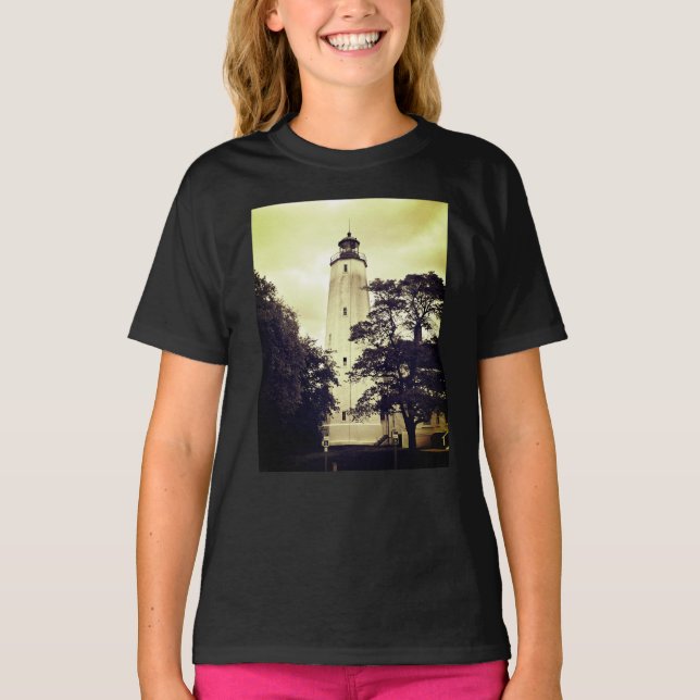 Sandy Hook Lighthouse  T-Shirt (Front)