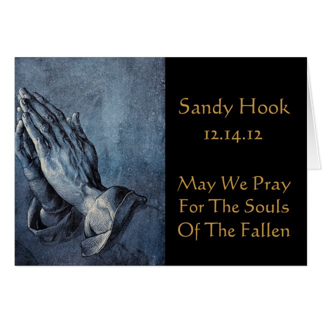 SANDY HOOK MAY WE PRAY FOR THE SOULS OF THE FALLEN (Front Horizontal)