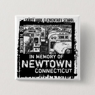 Sandy Hook Newtown Memory Button