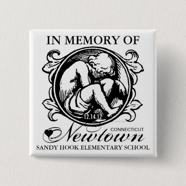 Sandy Hook Newtown Memory Child Button (Front)