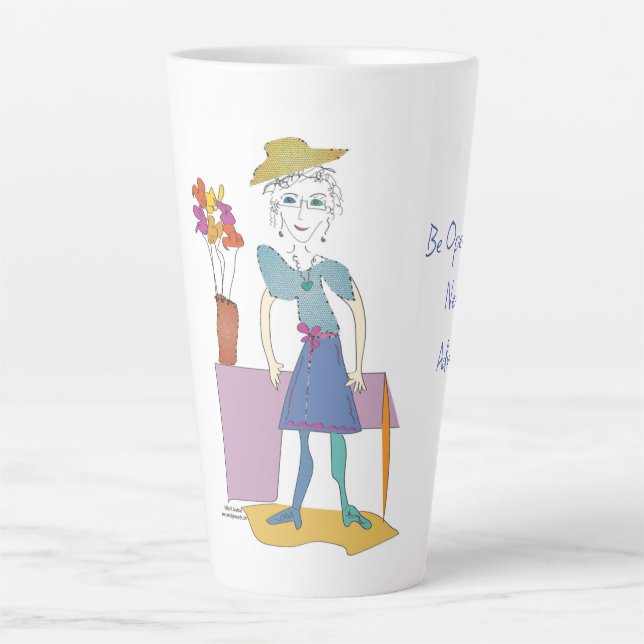 'Sandy' - Life's Next Big Adventure Latte Mug (Front)