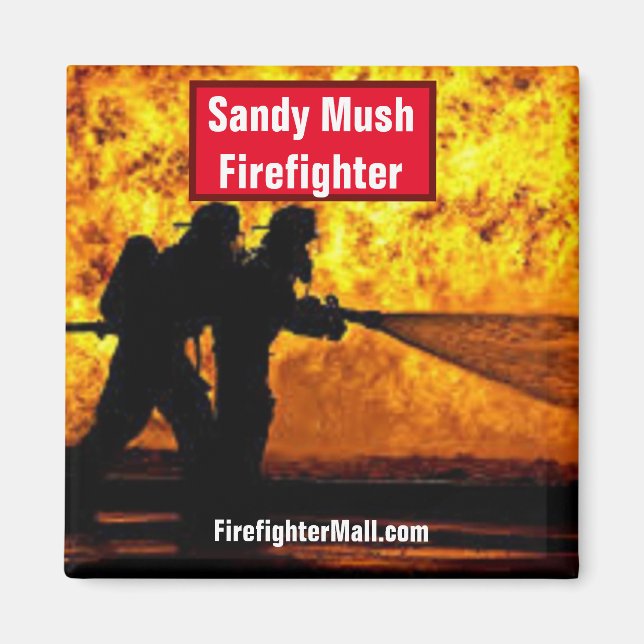 Sandy Mush Firefighter Magnet (Front)