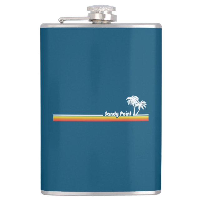Sandy Point State Park Maryland Hip Flask (Front)