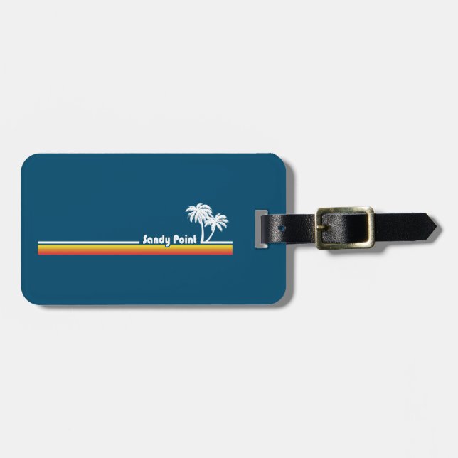 Sandy Point State Park Maryland Luggage Tag (Front Horizontal)