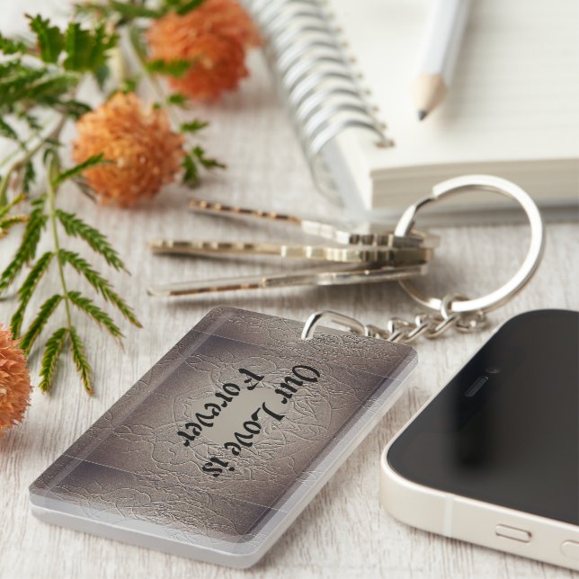 Sandy Rose, Love you Forever Key Ring (Front Right)