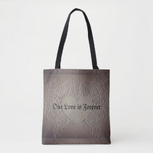 Sandy Rose Romantic Message tote bag