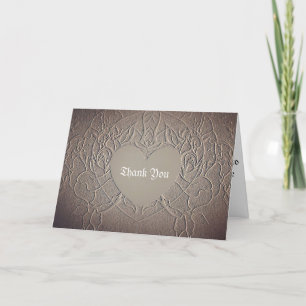 Sandy Rose Wedding Thank you Cards