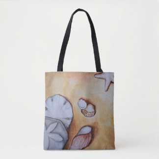 Sandy Seashells Tote Bag