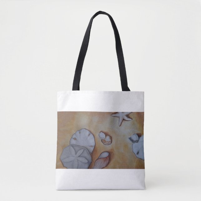 Sandy Seashells  Tote Bag (Front)
