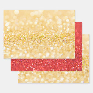 Sandy Shiny Glitter Wrapping Paper Sheet