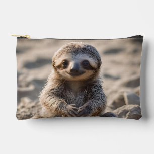Sandy Shores: Baby Sloth Building Sand Castles, Accessory Pouch