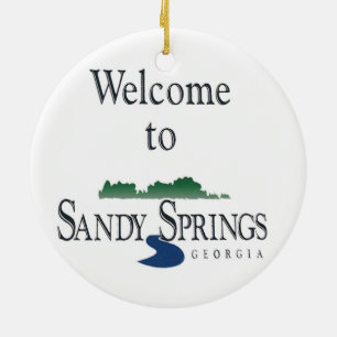 Sandy Springs,Atlanta, Georgia, Christmas Ornament
